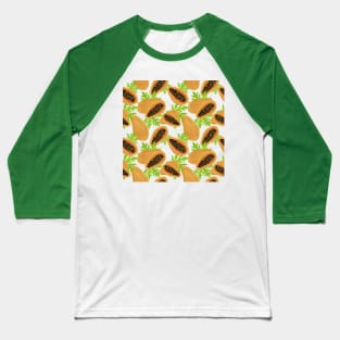 Papaya pattern Baseball T-Shirt